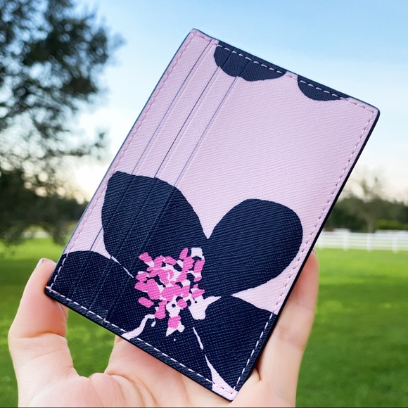 NWT Kate Spade 🌸 Floral Cardholder - Picture 3 of 4